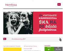 Tablet Screenshot of hemfosa.se